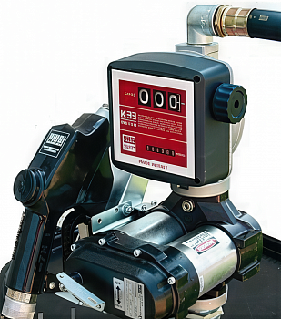 Бочковой комплект для ДТ PIUSI Drum BI-Pump 24V K33 A120 (мех. счетч., авт.пист.), 80 л/мин
