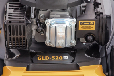 Газонокосилка бензиновая GLD-520SP, 196 куб.см, ширина 52 см, привод, 7 уровней,травосборник 60 л DenzelDenzel