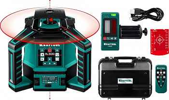 Ротационный лазерный нивелир KRAFTOOL RL600, 600 м