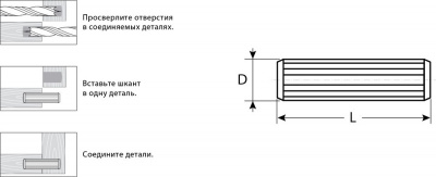 Шканты мебельные буковые ЗУБР, 8.0x30мм, 20штЗУБР