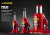 Бутылочный гидравлический домкрат STAYER RED FORCE Professional, 8 т, 200 - 385 ммSTAYER