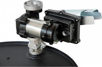 Бочковой комплект для бензина PIUSI Kit Drum EX50 12V ATEX (э/насос, держ. пист., адапт. 2"), 50 л/мин