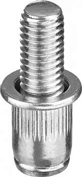 Заклепки винтовые KRAFTOOL Bolt, М5х9 мм, стальные, штифт 10 мм, 150 шт
