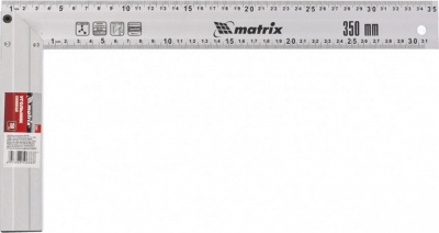 Угольник, 350 мм, алюминиевый, литой MatrixMatrix