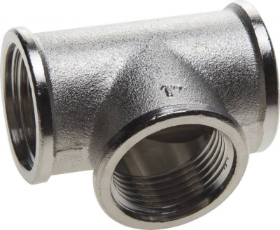 Тройник GENERAL FITTINGS никелированная латунь, г/г/г, 1"GENERAL FITTINGS