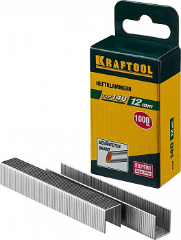 Скобы для степлера широкие (тип 140) KRAFTOOL 12 мм, 1000 шт