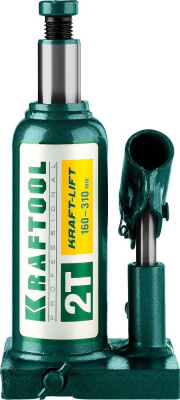 Домкрат бутылочный гидравлический KRAFT BODY KRAFTOOL KRAFT-LIFT 2т, 158-308ммKRAFTOOL