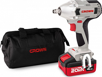 Аккумуляторный ударный гайковерт CROWN CT22015HX-4 TB