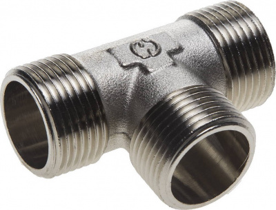 Тройник GENERAL FITTINGS никелированная латунь, ш/ш/ш, 1"GENERAL FITTINGS