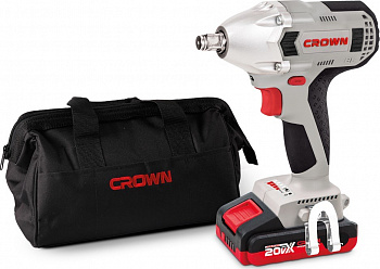 Аккумуляторный ударный гайковерт CROWN CT22015HX-2 TB